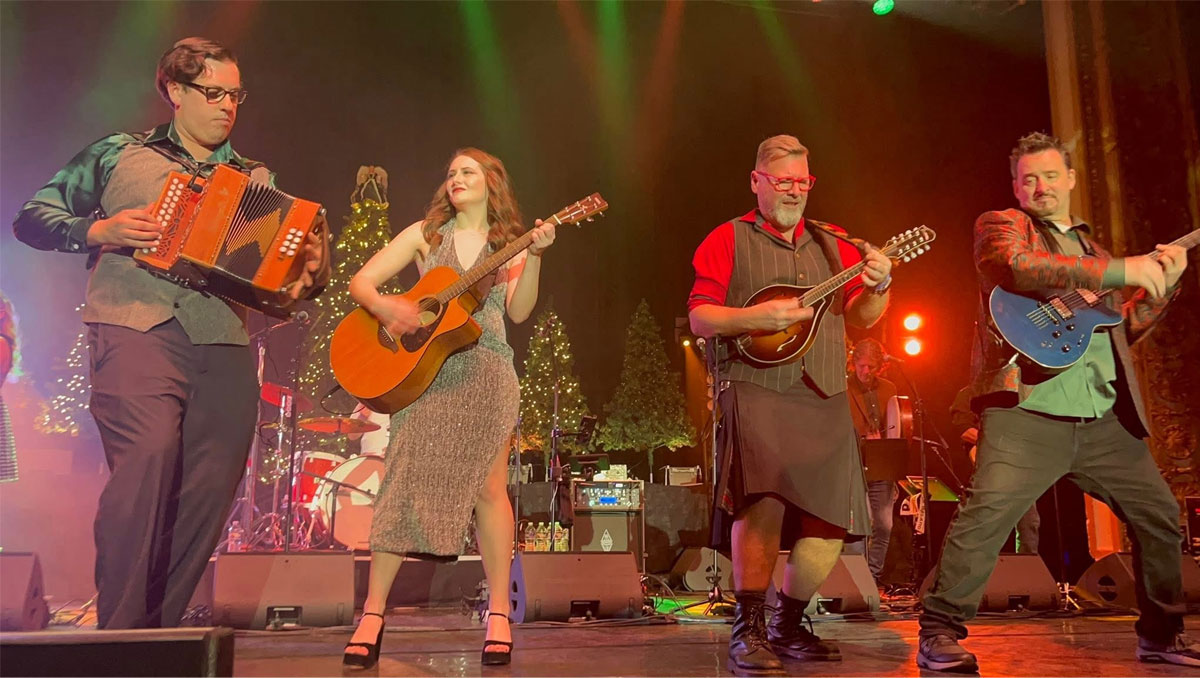 Jamison performing at An American Celtic Christmas